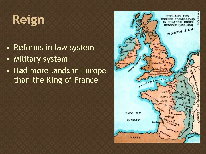 Reign • Reforms in law system • Military system • Had more lands in