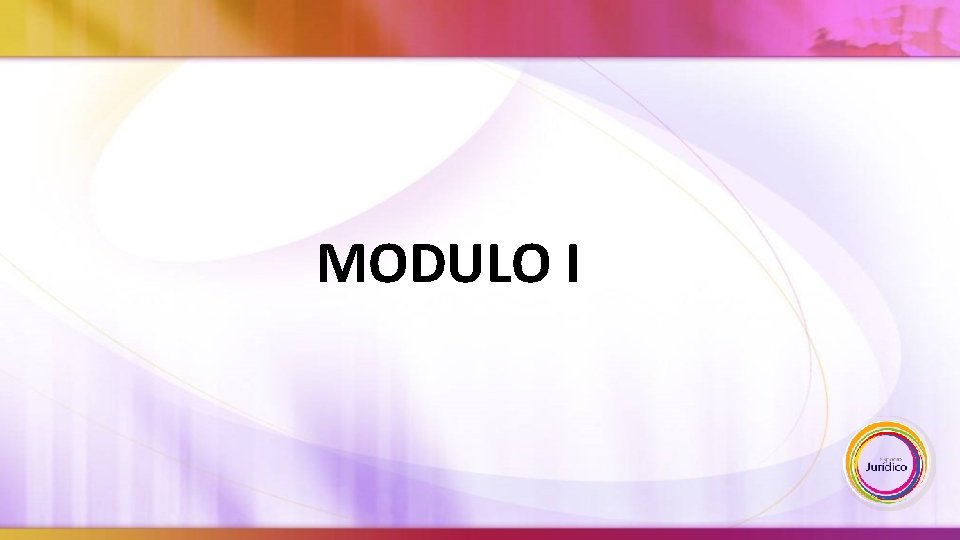 MODULO I 