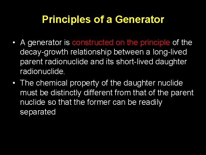 Principles of a Generator • A generator is constructed on the principle of the