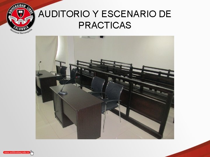 AUDITORIO Y ESCENARIO DE PRACTICAS 