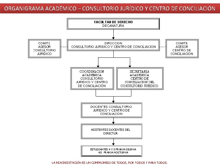 ORGANIGRAMA ACADÉMICO – CONSULTORIO JURÍDICO Y CENTRO DE CONCILIACIÓN ASISTENTES DOCENTES DEL DIRECTOR ESTUDIANTES