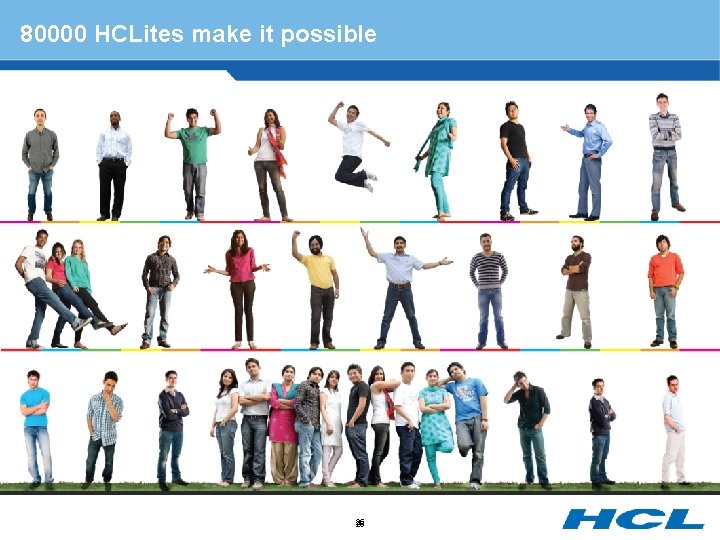 80000 HCLites make it possible 25 25 