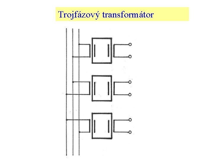 Trojfázový transformátor 