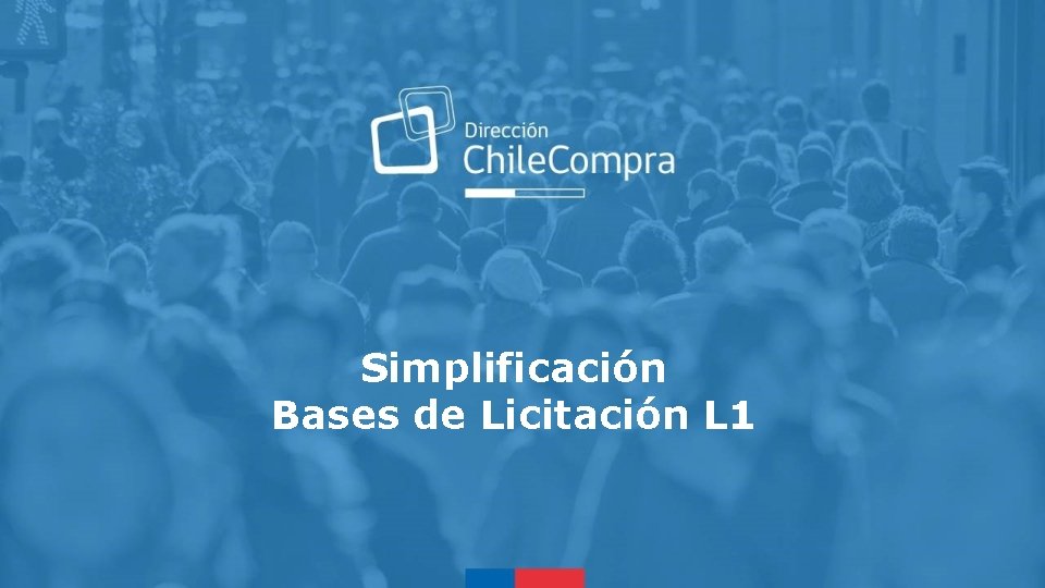 Simplificación Bases de Licitación L 1 