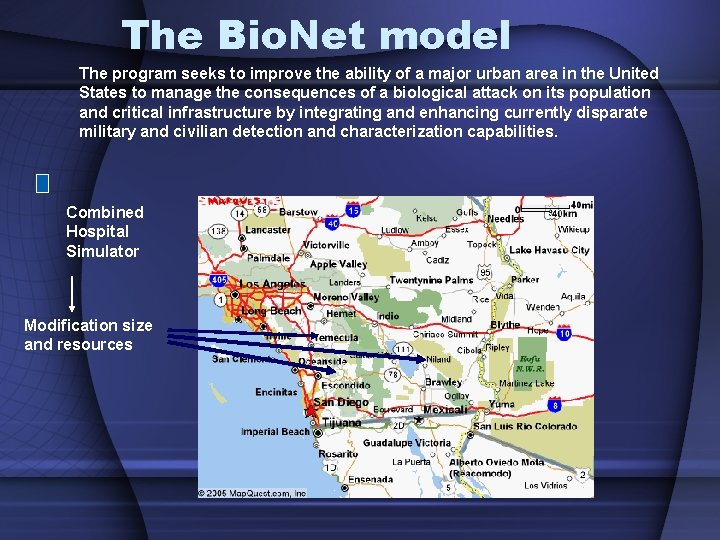 The Bio. Net model The program seeks to improve the ability of a major