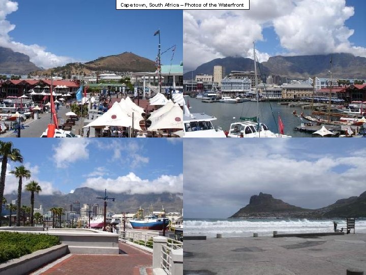 Cape town, South Africa – Photos of the Waterfront 