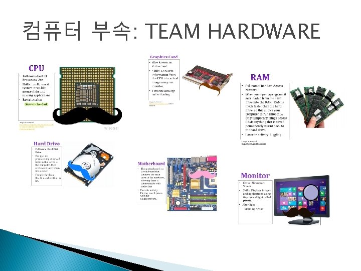 컴퓨터 부속: TEAM HARDWARE 