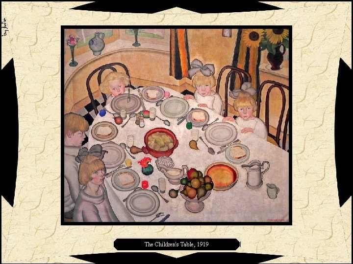 The Children's Table, 1919 