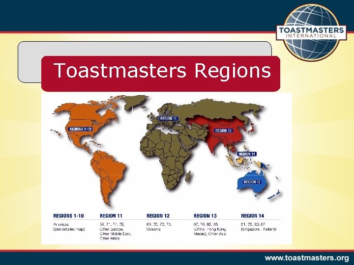 Toastmasters Regions 