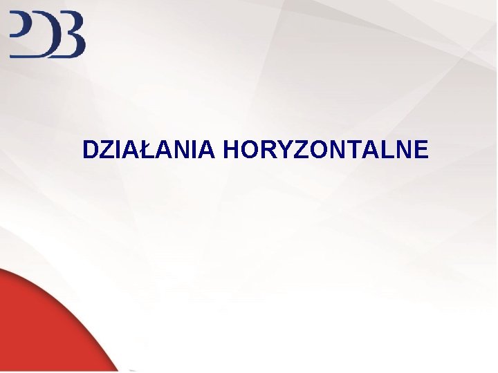 DZIAŁANIA HORYZONTALNE 