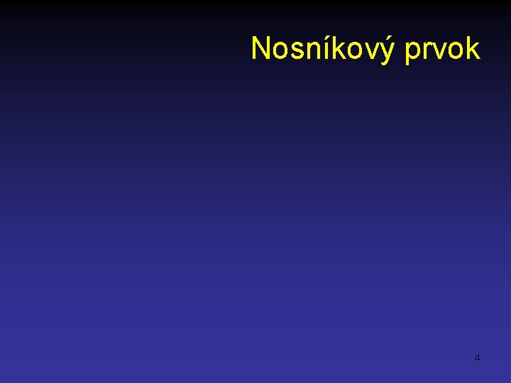 Nosníkový prvok 4 