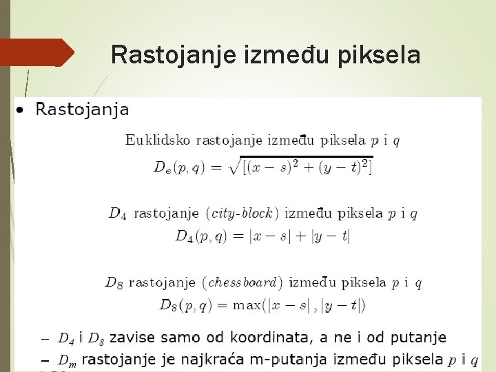 Rastojanje između piksela 