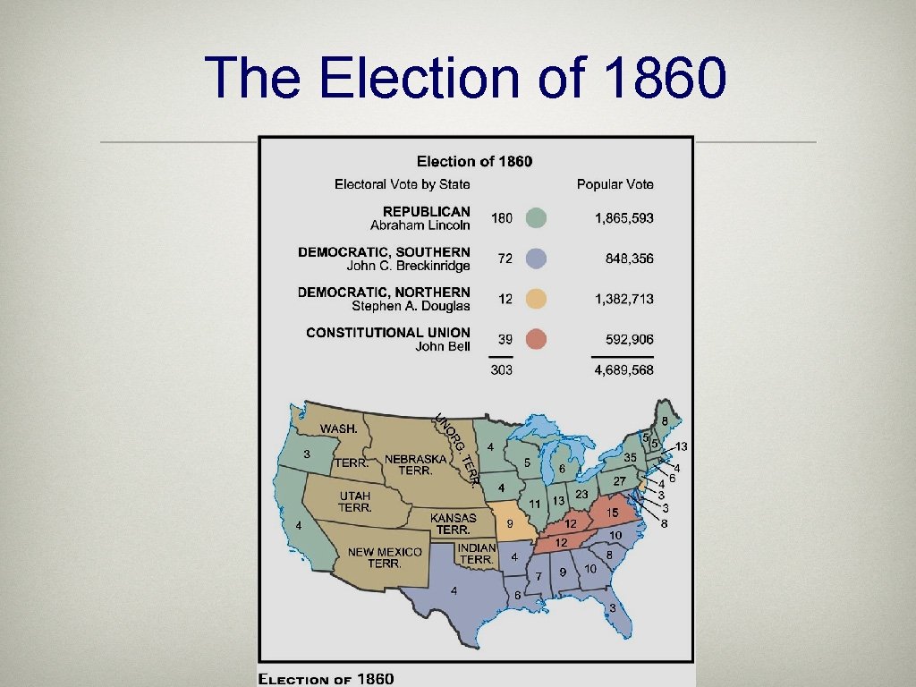 The Election of 1860 