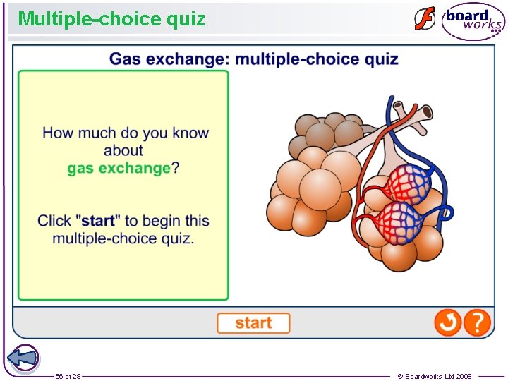 Multiple-choice quiz 66 of 28 © Boardworks Ltd 2008 