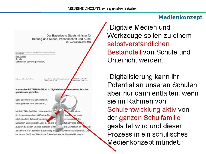 MEDIENKONZEPTE an bayerischen Schulen Medienkonzept „Digitale Medien und Werkzeuge sollen zu einem selbstverständlichen Bestandteil