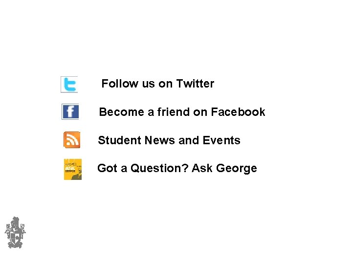 Follow us on Twitter Become a friend on Facebook Student News and Events Got