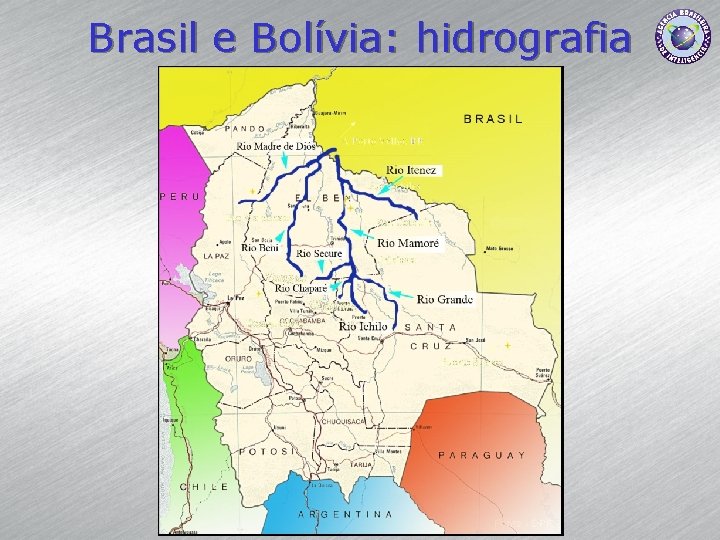 Brasil e Bolívia: hidrografia 