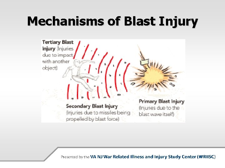 Mechanisms of Blast Injury From: When Things Go Boom: Blast Injuries By Robert Nixon,