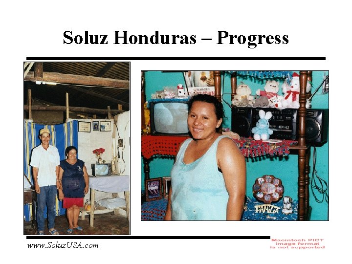 Soluz Honduras – Progress www. Soluz. USA. com 