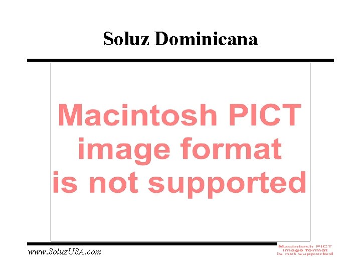 Soluz Dominicana www. Soluz. USA. com 