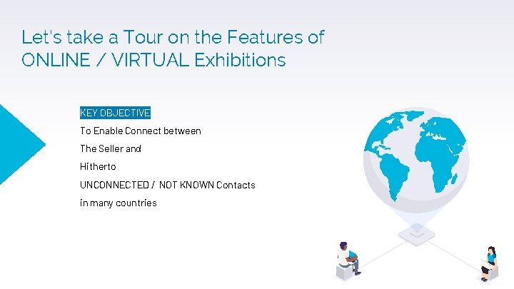 Let’s take a Tour on the Features of ONLINE / VIRTUAL Exhibitions KEY OBJECTIVE