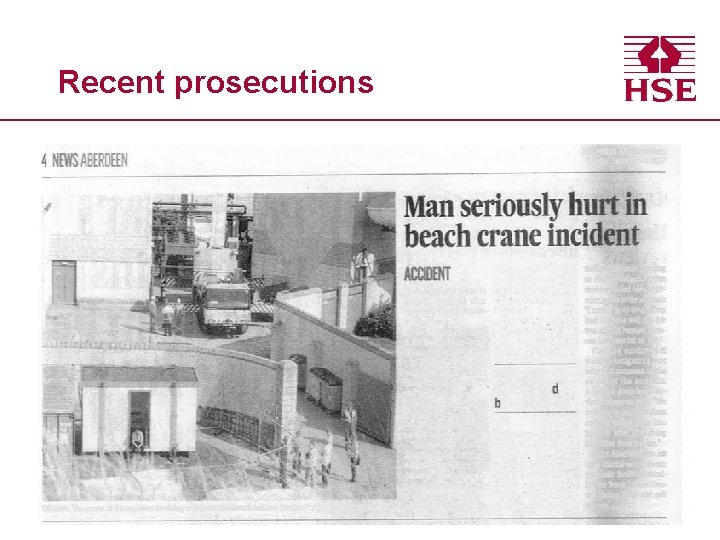 Recent prosecutions 