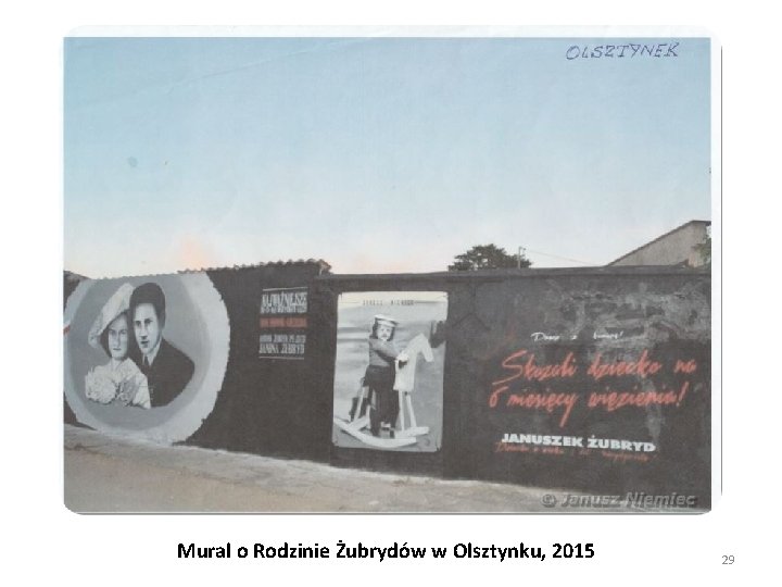 Mural o Rodzinie Żubrydów w Olsztynku, 2015 29 