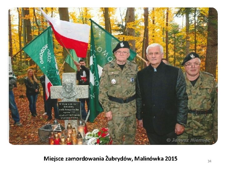 Miejsce zamordowania Żubrydów, Malinówka 2015 34 