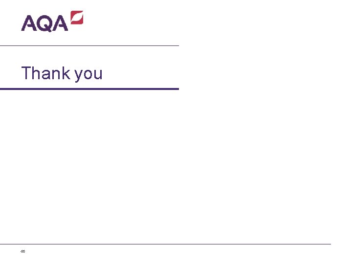 Thank you 46 