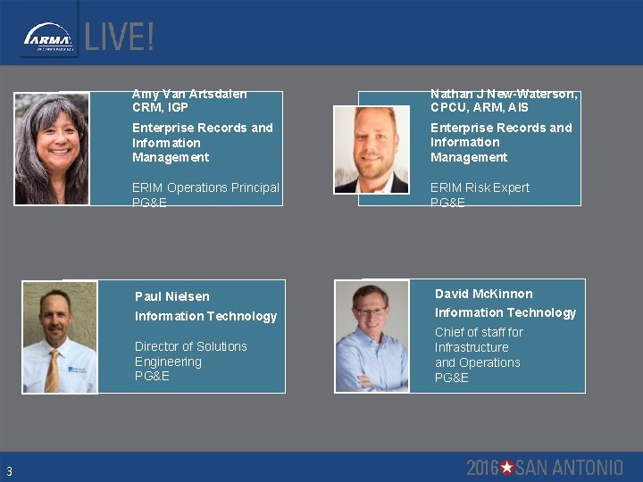 3 Amy Van Artsdalen CRM, IGP Nathan J New-Waterson, CPCU, ARM, AIS Enterprise Records