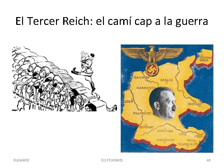 El Tercer Reich: el camí cap a la guerra BUXAWEB ELS FEIXISMES 48 