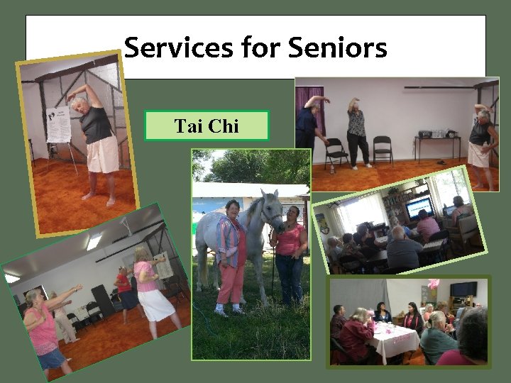 Services for Seniors Tai Chi 