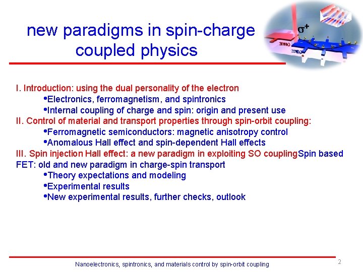 new paradigms in spin-charge coupled physics I. Introduction: using the dual personality of the