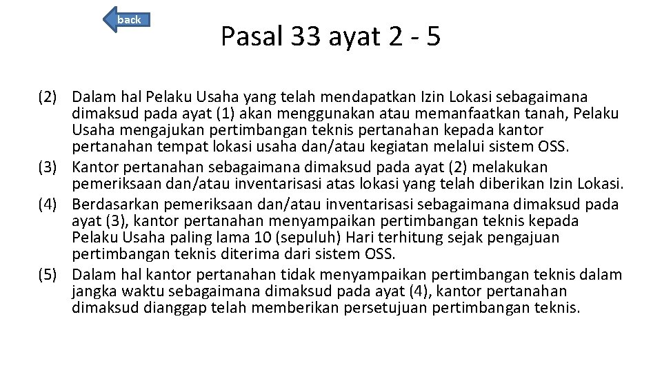 back Pasal 33 ayat 2 - 5 (2) Dalam hal Pelaku Usaha yang telah