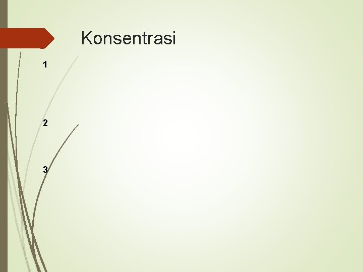Konsentrasi 1 2 3 