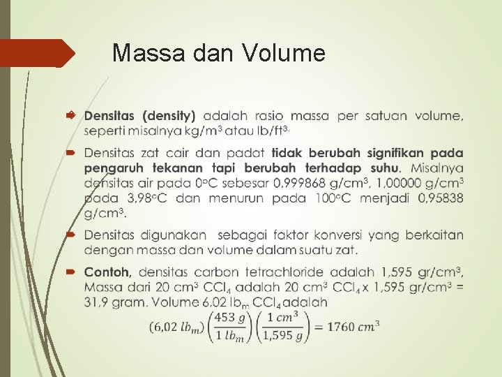 Massa dan Volume 