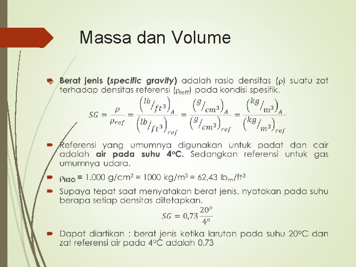 Massa dan Volume 