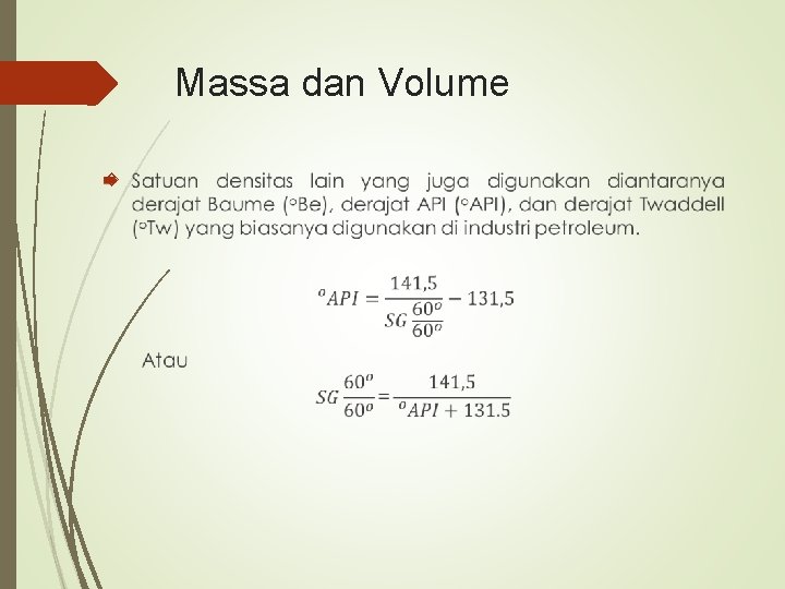 Massa dan Volume 