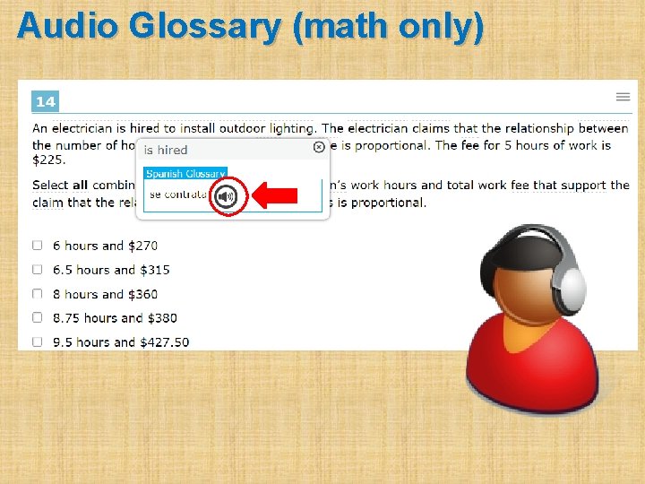 Audio Glossary (math only) 