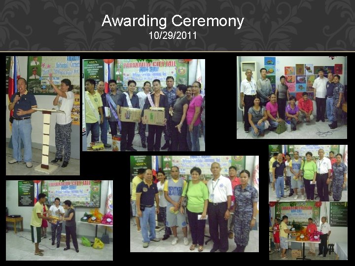 Awarding Ceremony 10/29/2011 