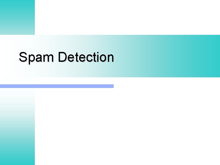 Spam Detection 