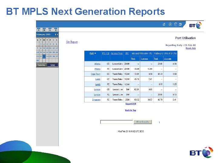BT MPLS Next Generation Reports 