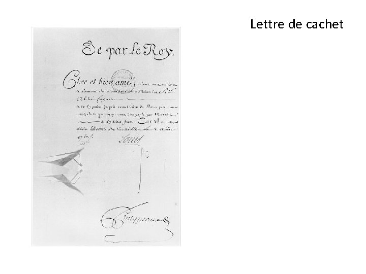 Lettre de cachet 