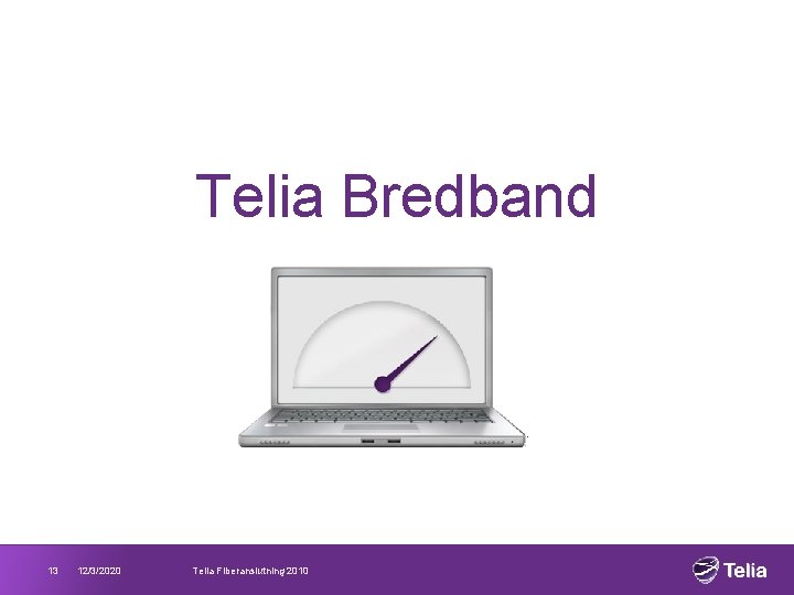 Telia Bredband 13 12/3/2020 Telia Fiberanslutning 2010 
