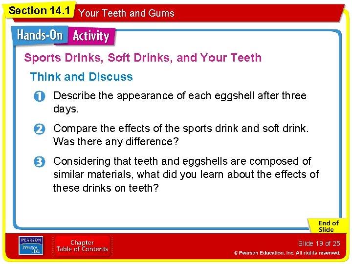 Section 14. 1 Your Teeth and Gums Sports Drinks, Soft Drinks, and Your Teeth