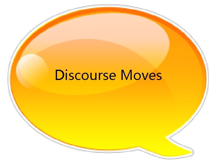 Discourse Moves 