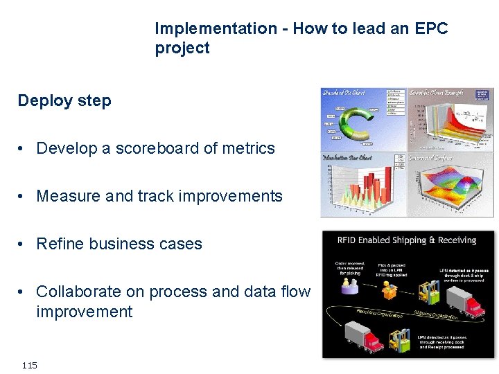 Implementation - How to lead an EPC project Deploy step • Develop a scoreboard Implementation - How to lead an EPC project Deploy step • Develop a scoreboard