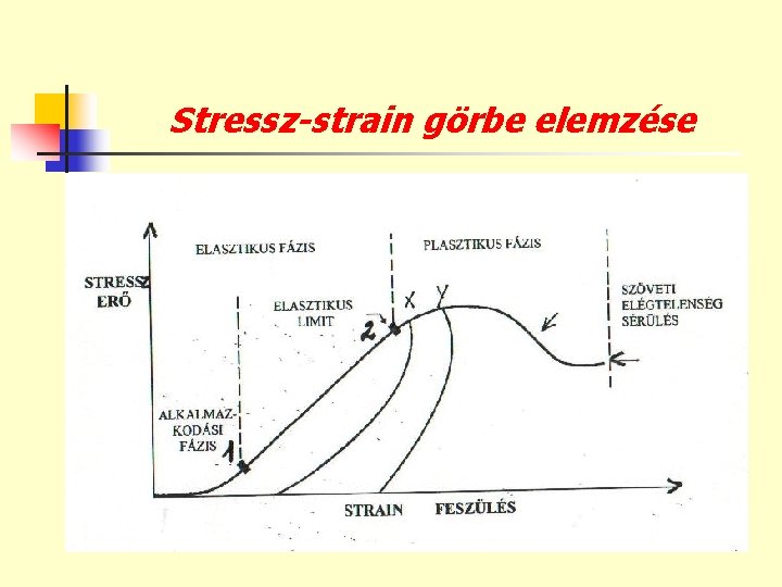 Stressz-strain görbe elemzése 