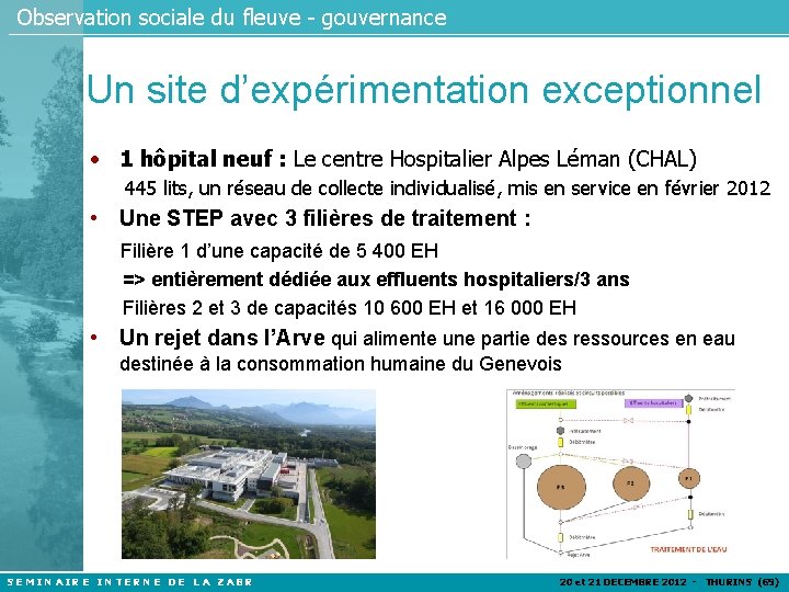 Observation sociale du fleuve - gouvernance Un site d’expérimentation exceptionnel • 1 hôpital neuf