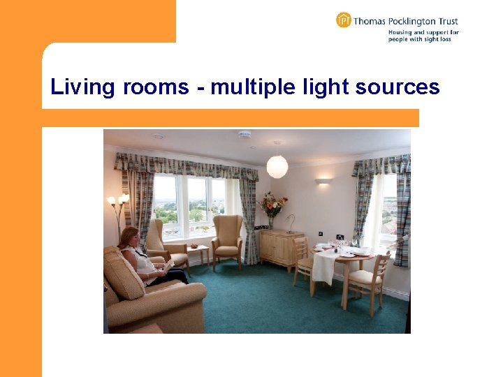 Living rooms - multiple light sources 